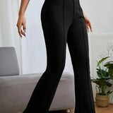 Hüfthebende Gerade Anzughose für Damen