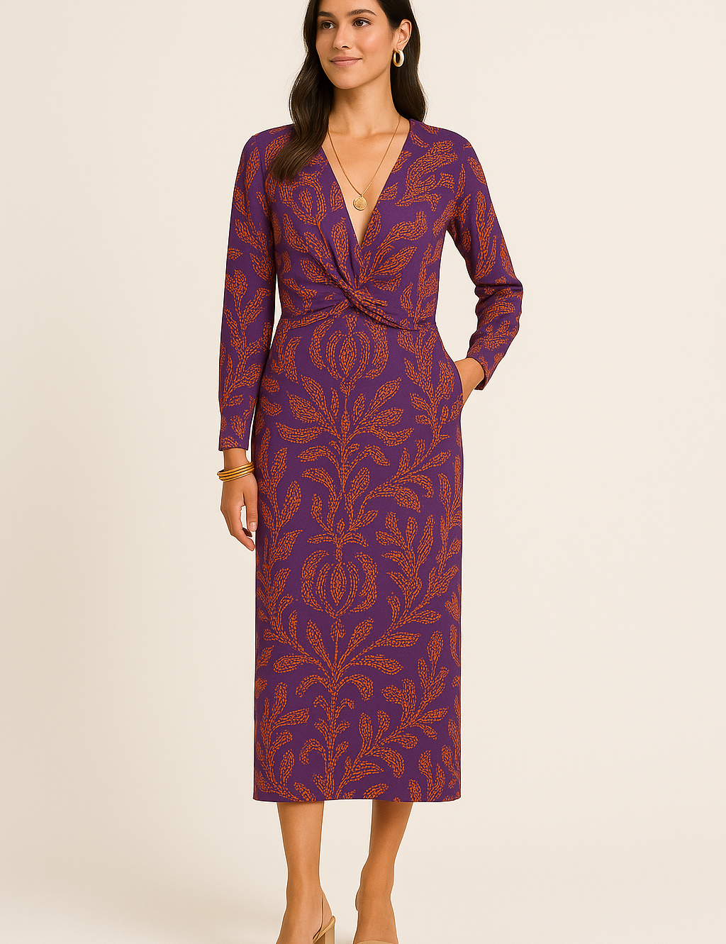 HERBERGER | Damen Midikleid luftig-leicht für Sommer