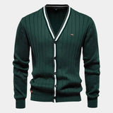 Cotton Button-Up Cardigan Sweater