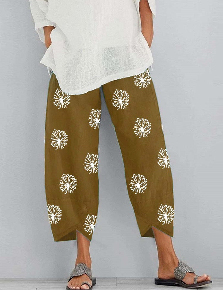 Jolissa Kurze Hose Mit Löwenzahn Muster