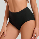 5er-Pack Damen Baumwollslips Mitteltaille