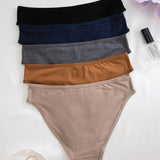 5er Pack Damen Unterwäsche unifarben