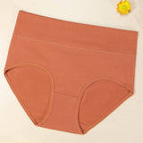 5er-Pack Damen Baumwollslips Mitteltaille