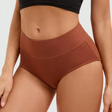 5er-Pack Damen Baumwollslips Mitteltaille