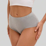 5er-Pack Damen Baumwollslips Mitteltaille