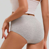 5er-Pack Damen Baumwollslips Mitteltaille