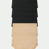 5er-Pack Damen Baumwollslips Mitteltaille