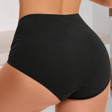 5er-Pack Damen Baumwollslips Mitteltaille