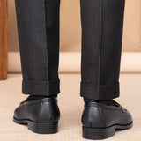 La Roche Penny Loafers aus Wildleder mit Kontrast