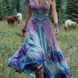 Marcina Elegantes Maxikleid Mit Floralen Farbtönen