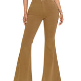 Elastische Mehrfarbige Flare Jeans