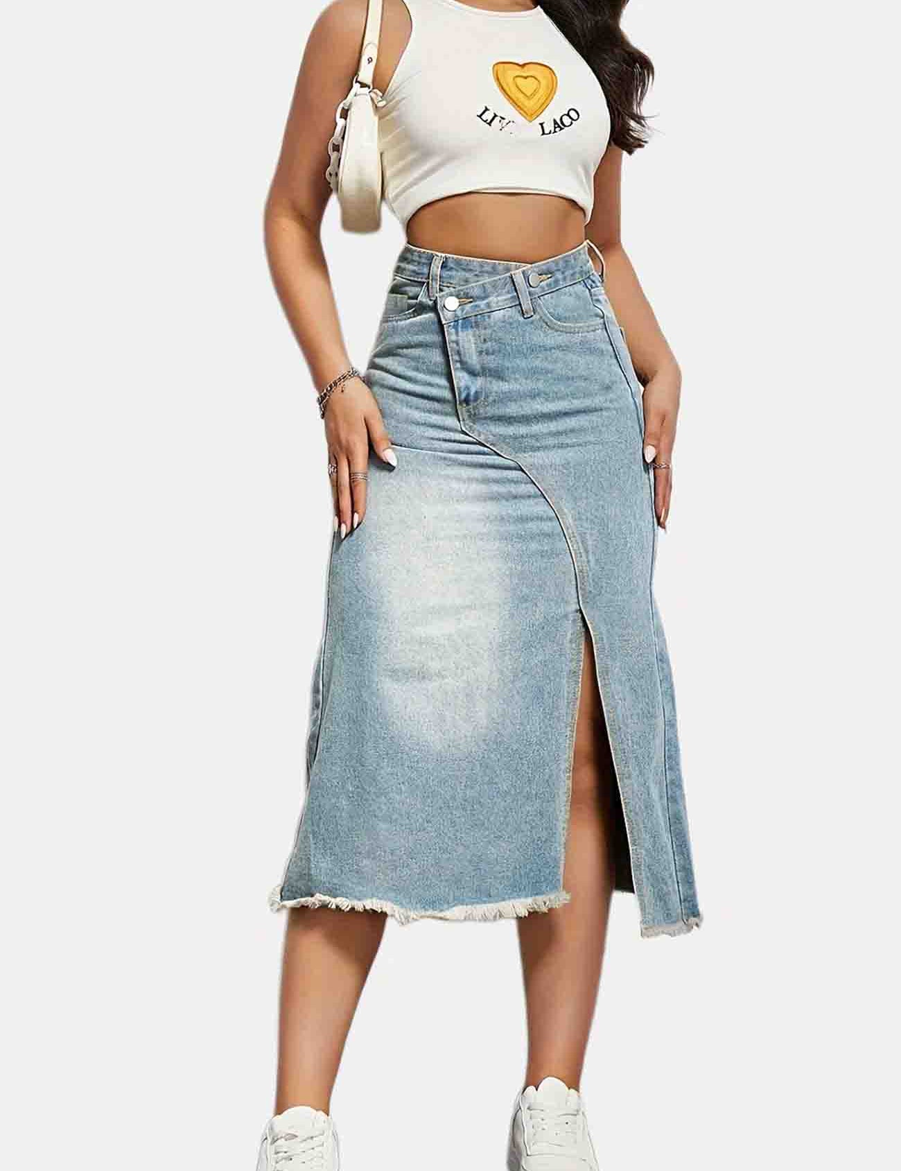 Jeansflair Damen Rock