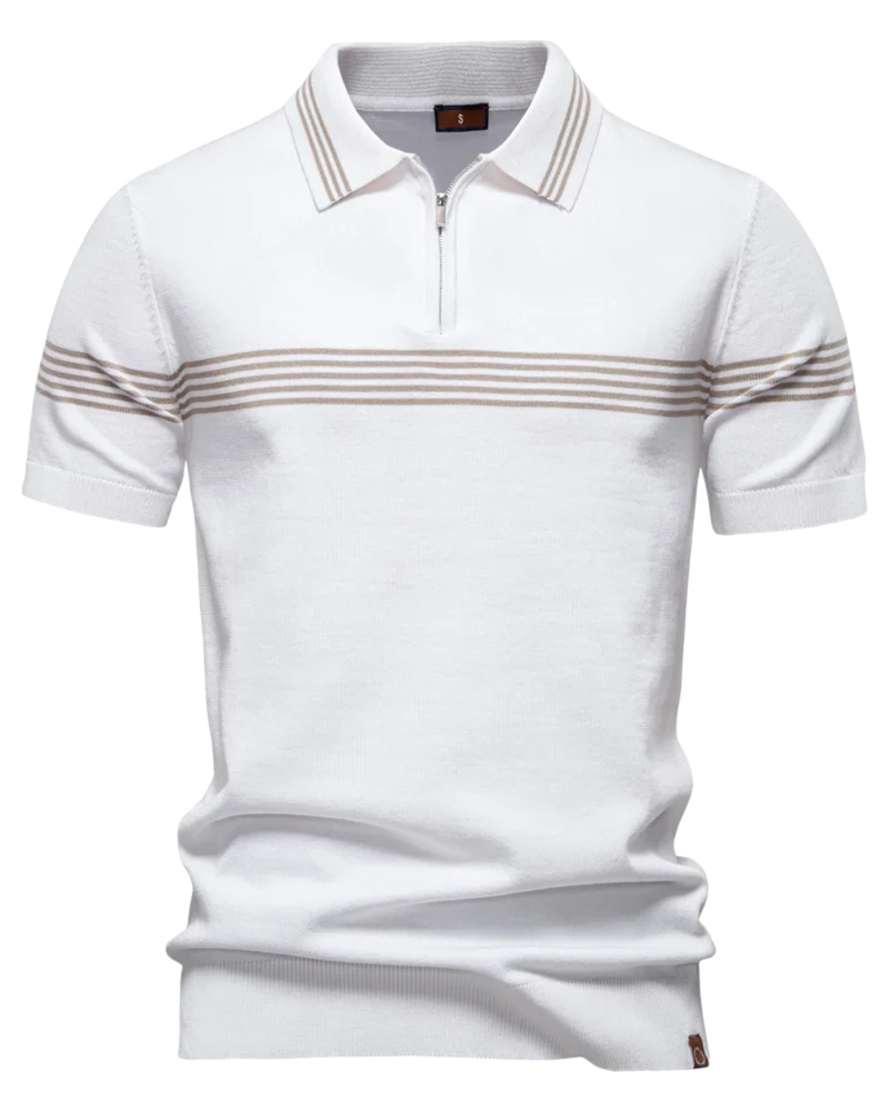 Linienstil Herren Polo-Shirt