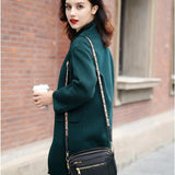 Mila™ Stilvolle Leder Schultertasche