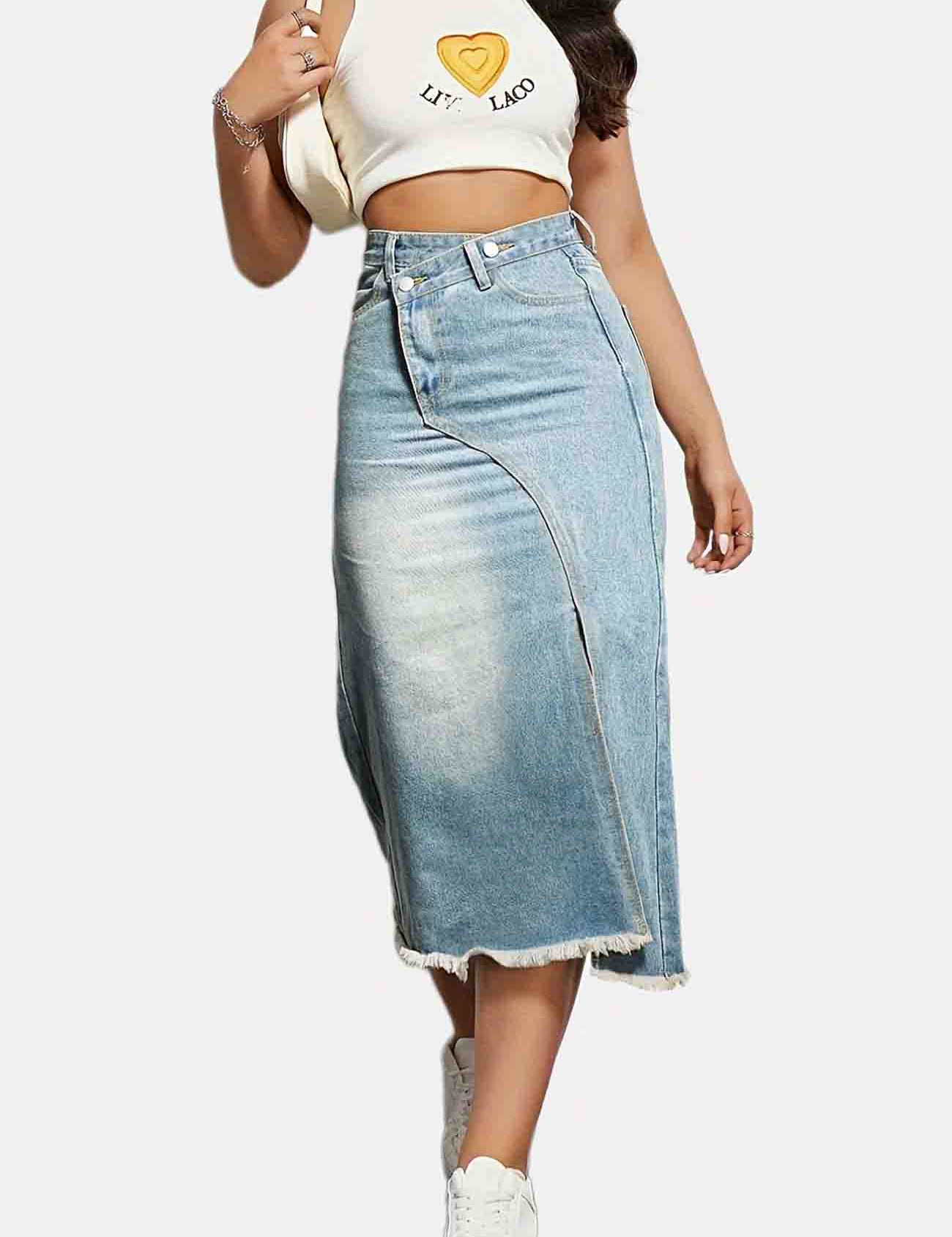 Jeansflair Damen Rock