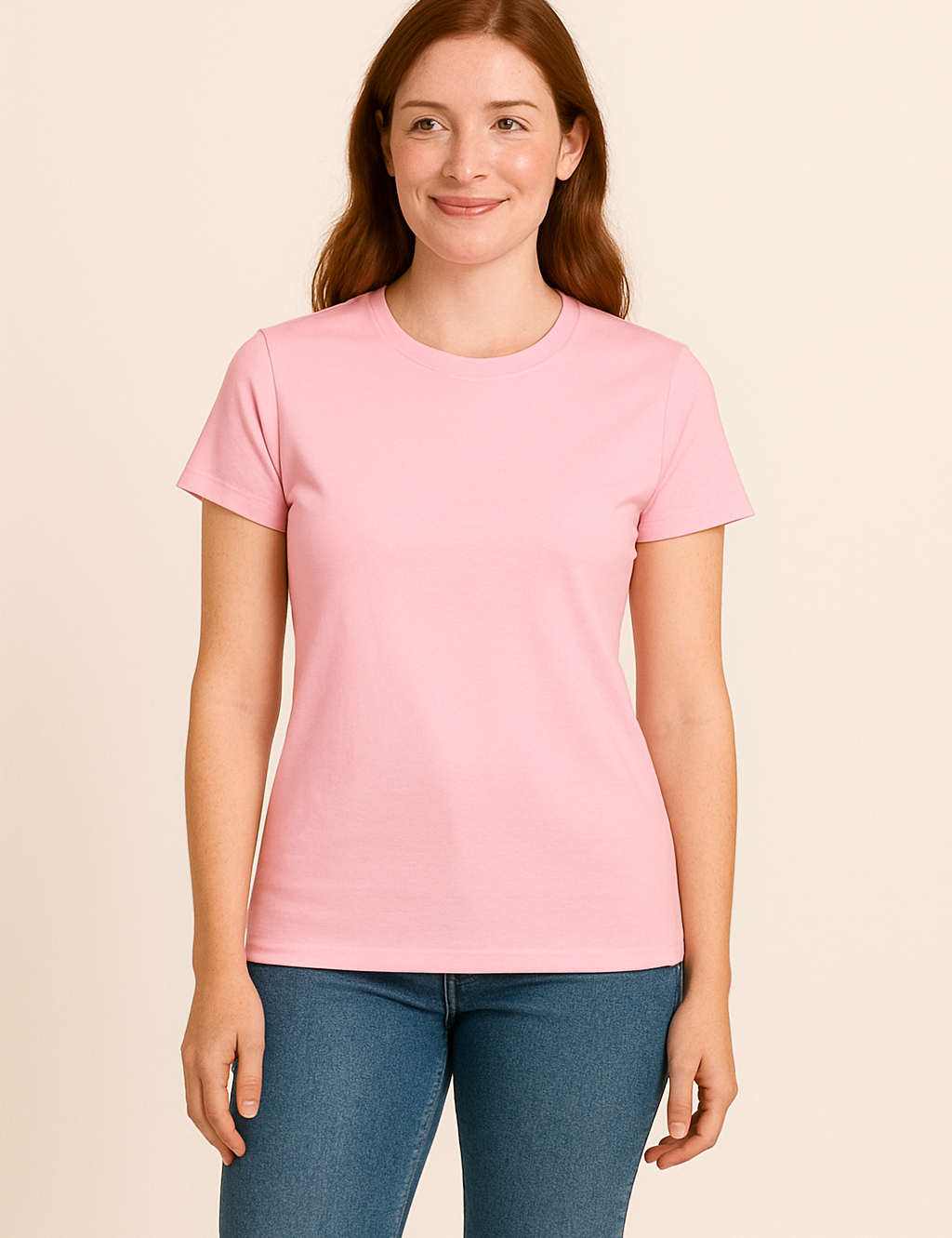 HERBERGER | Damen T-Shirt Baumwolle mit klassischem Schnitt für Freizeit & Stil
