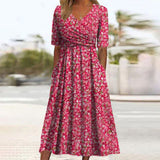 Blumenliebe Kurzarmkleid