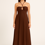 HERBERGER | Atmungsaktives Damen Haltertop mit Falten und Ausschnitt