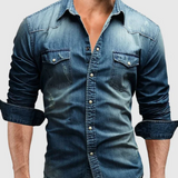 Fadenspiel Herren Denim-Shirt