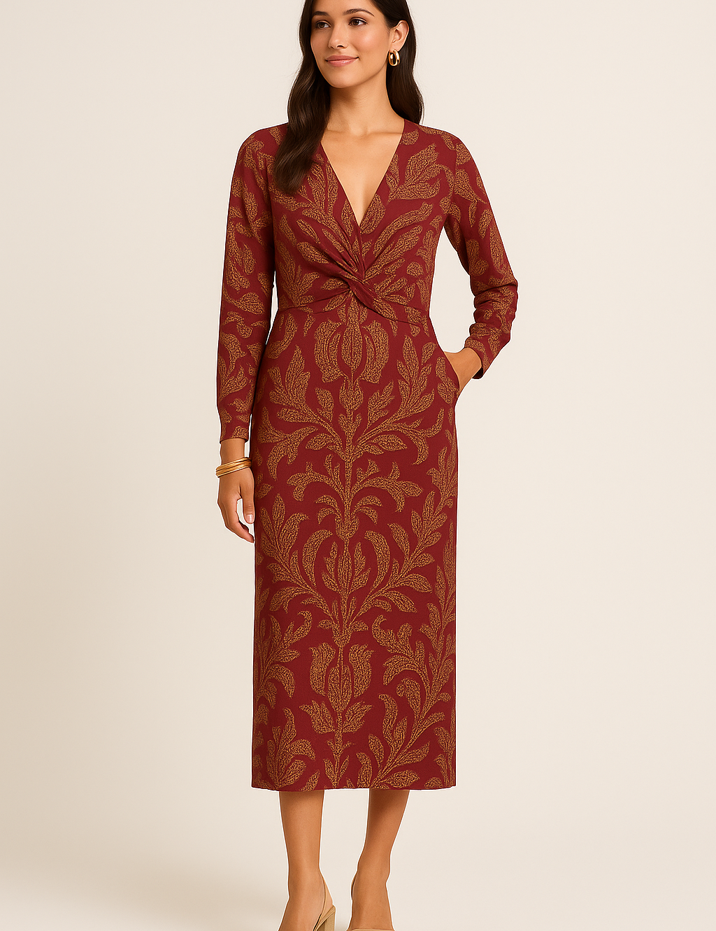 HERBERGER | Damen Midikleid luftig-leicht für Sommer