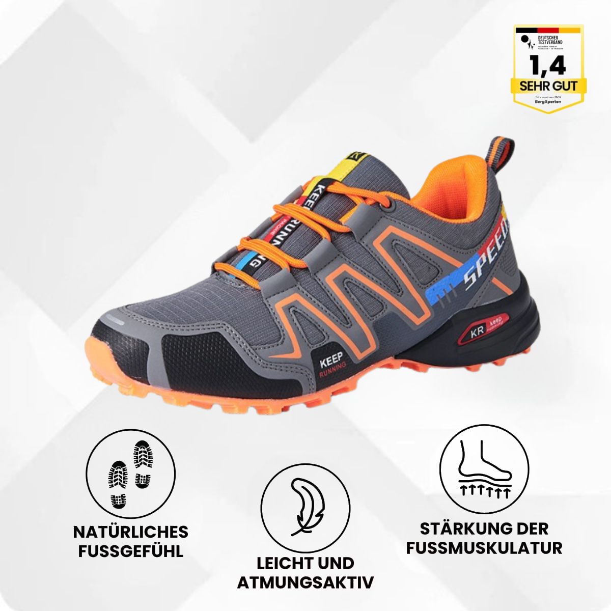 ORTHOTREKKING Ergonomische Entlastungs -Trekkingschuhe