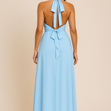 HERBERGER | Festliches Damen Maxikleid mit Neckholder-Ausschnitt luftig & leicht