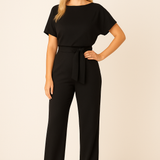 HERBERGER | Damen Jumpsuit luftig-leicht mit weichem Stoff und tailliertem Schnitt