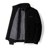 Retro Samt Sherpa Jacke