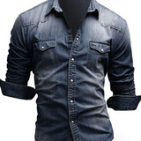 Fadenspiel Herren Denim-Shirt