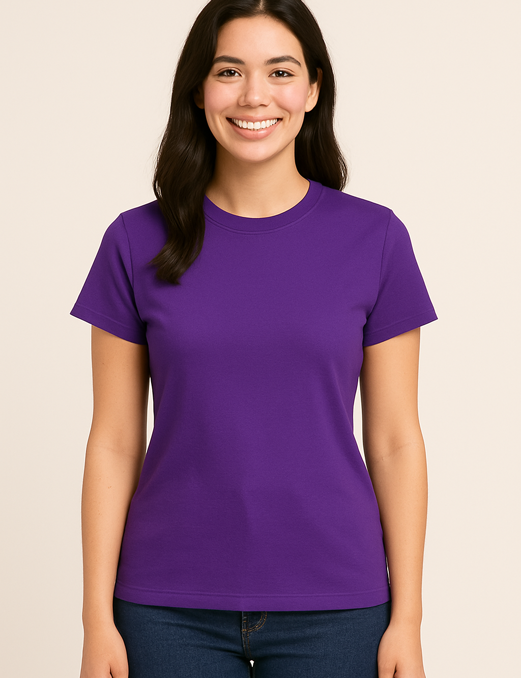 HERBERGER | Damen T-Shirt Baumwolle mit klassischem Schnitt für Freizeit & Stil