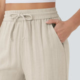 Zafeiria Elegante Leinenhosen