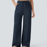 Zafeiria Elegante Leinenhosen