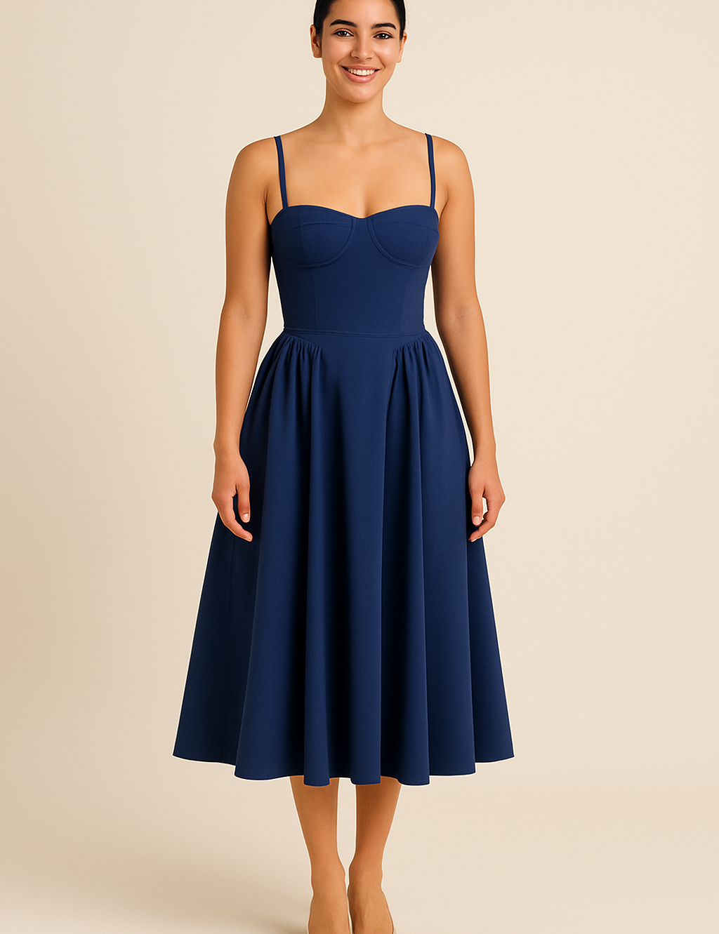 HERBERGER | Damen Sommerkleid mit V-Ausschnitt luftig-leicht