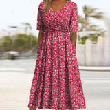 Blumenliebe Kurzarmkleid