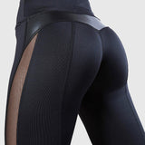 Yoga leggings mit Mesh Nähten