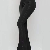 Damen Jeans mit Elastischem Reissverschluss