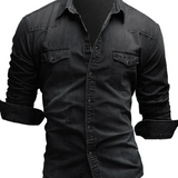 Fadenspiel Herren Denim-Shirt