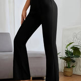 Hüfthebende Gerade Anzughose für Damen