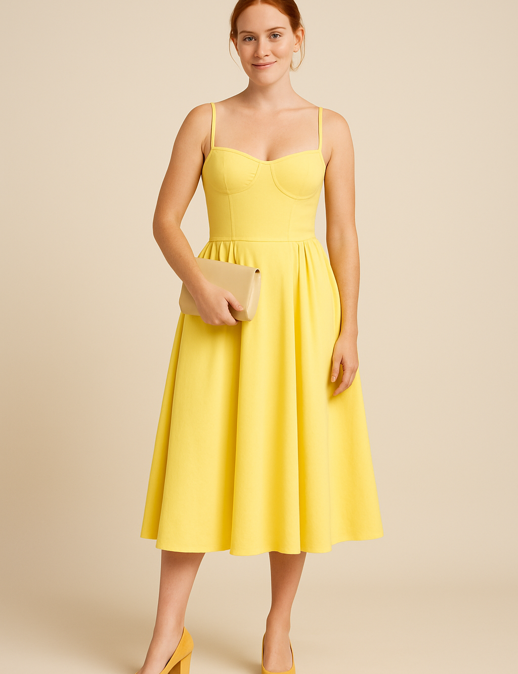 HERBERGER | Damen Sommerkleid mit V-Ausschnitt luftig-leicht