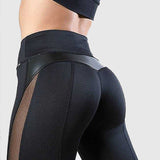 Yoga leggings mit Mesh Nähten