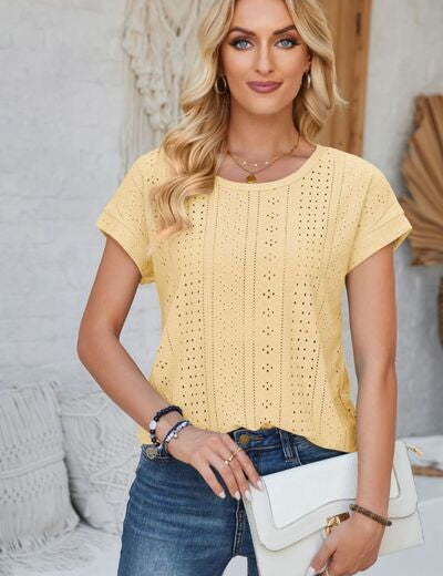 Sommerstruktur Kurzarmshirt