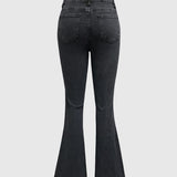 Damen Jeans mit Knopfleiste