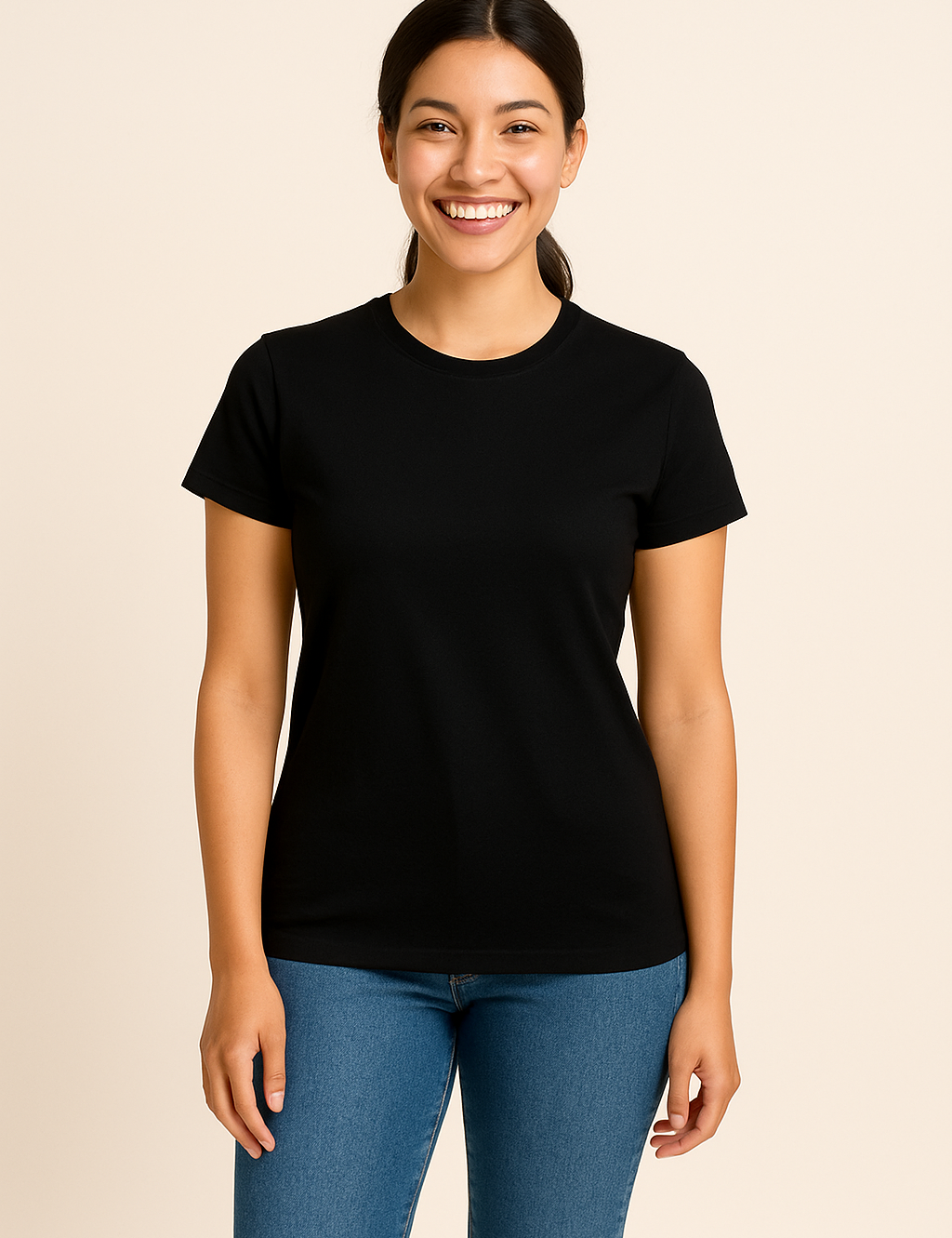 HERBERGER | Damen T-Shirt Baumwolle mit klassischem Schnitt für Freizeit & Stil