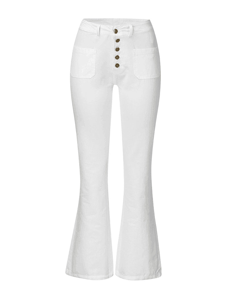 Jeans mit Mehreren Knöpfen