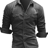 Fadenspiel Herren Denim-Shirt