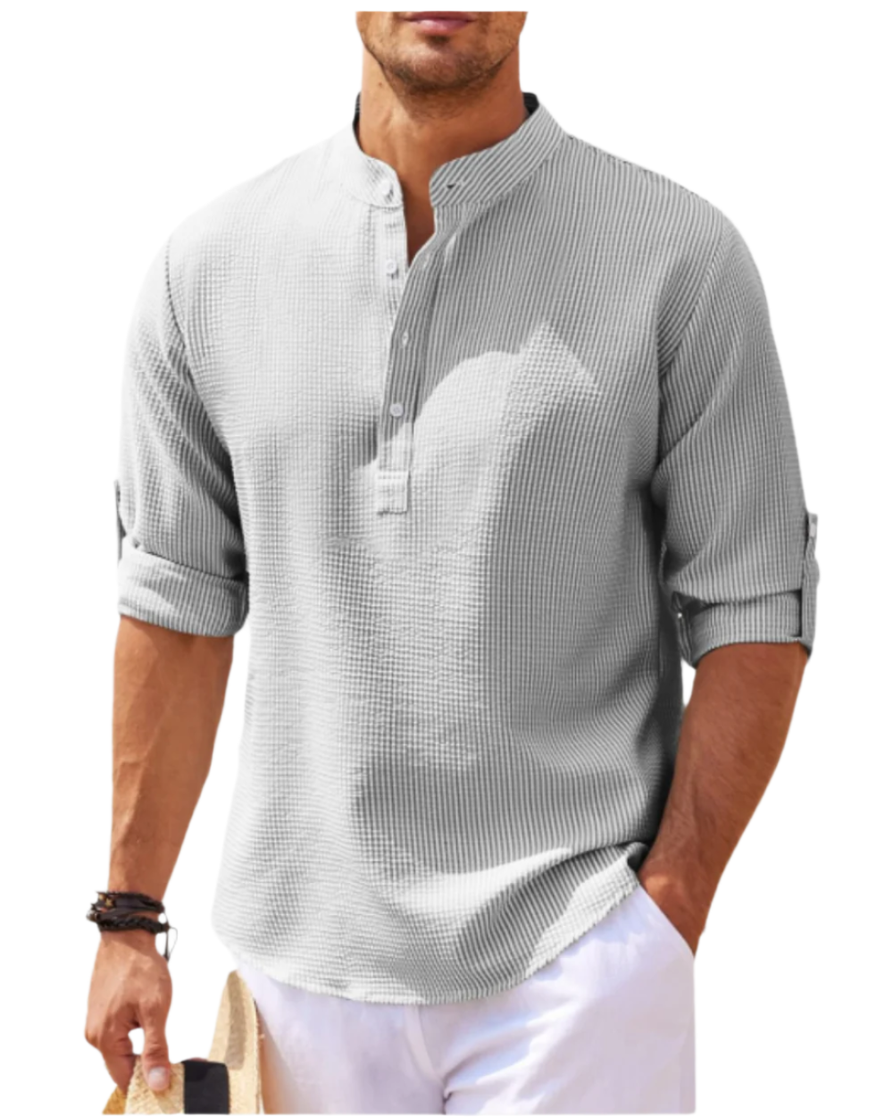 Taglicht Herren Langarm Polo-Shirt