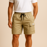 HERBERGER | Herren Sommer Cargo-Shorts mit elastischem Bund