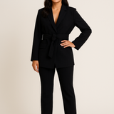 HERBERGER | Damen Blazer mit Gürtel tailliert und elegant für Büro & Feste