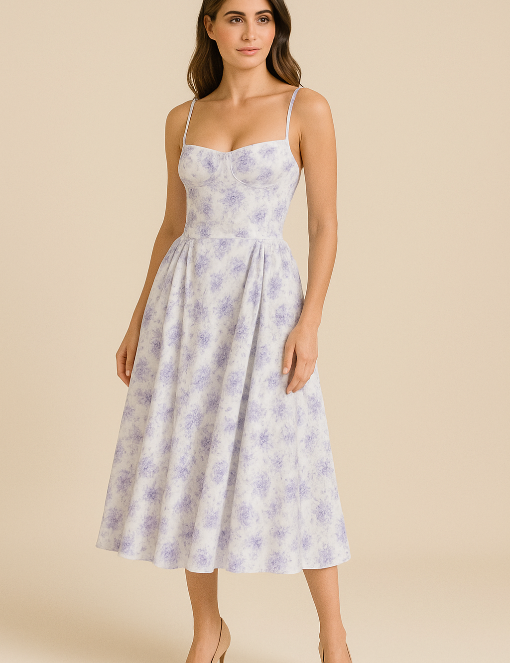 HERBERGER | Damen Sommerkleid mit V-Ausschnitt luftig-leicht