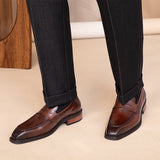 Citi Leder Sattel Loafers
